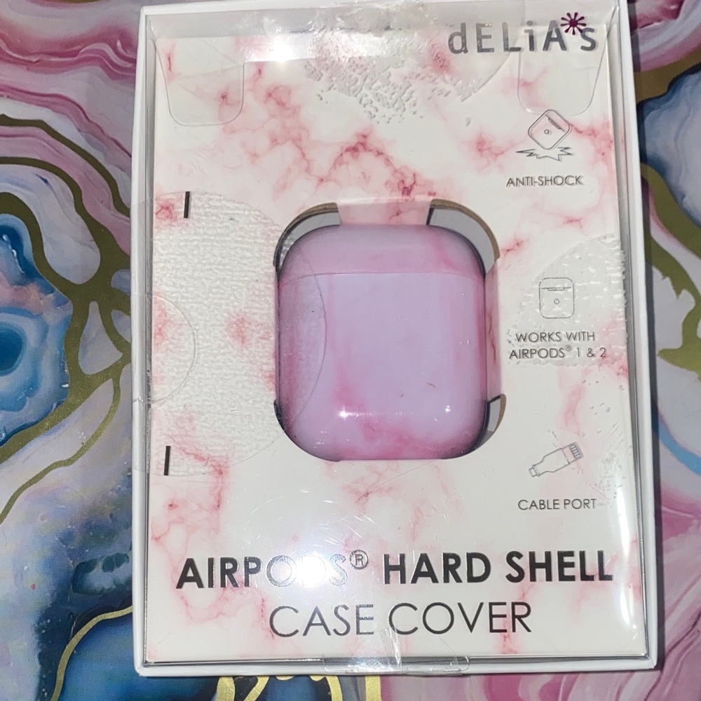 dELiA*s Pink AirPods 1 & 2 Hard Shell Case